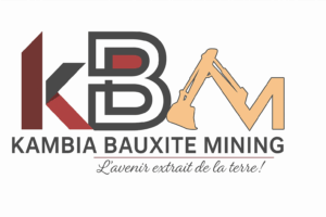 Kambia Bauxite Mining logo with French slogan.